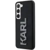 Coque arrière Karl Lagerfeld 3D Rubber Glitter Logo pour Samsung Galaxy S24 - Noir 1