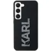 Coque arrière Karl Lagerfeld 3D Rubber Glitter Logo pour Samsung Galaxy S24 - Noir 2