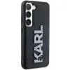 Coque arrière Karl Lagerfeld 3D Rubber Glitter Logo pour Samsung Galaxy S24 - Noir 3