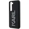 Coque arrière Karl Lagerfeld 3D Rubber Glitter Logo pour Samsung Galaxy S24 - Noir 5