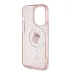 Coque arrière Karl Lagerfeld IML Choupette avec MagSafe pour Apple iPhone 14 Pro - Rose 7