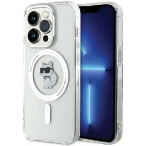 Coque arrière Karl Lagerfeld IML Choupette avec MagSafe pour Apple iPhone 14 Pro - Transparent
