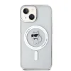 Coque arrière Karl Lagerfeld IML Choupette avec MagSafe pour Apple iPhone 14 - Transparent 3