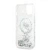 Coque arrière Karl Lagerfeld Liquid Glitter Choupette Head avec MagSafe pour Apple iPhone 14 - Transparent 6