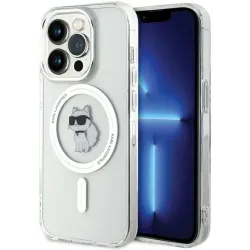 Coque arrière Karl Lagerfeld IML Choupette avec MagSafe pour Apple iPhone 14 Pro Max - Transparent