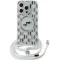 Coque arrière Karl Lagerfeld IML Crossbody Monogram Karl & Choupette Head avec MagSafe pour Apple iPhone 15 Pro - Transparent