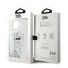 Coque arrière Karl Lagerfeld Liquid Glitter Choupette Head avec MagSafe pour Apple iPhone 15 - Transparent 7