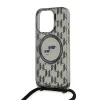 Coque arrière Karl Lagerfeld IML Crossbody Monogram Karl & Choupette Head avec MagSafe pour Apple iPhone 15 Pro - Noir 5