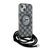 Coque arrière Karl Lagerfeld IML Crossbody Monogram Karl & Choupette Head avec MagSafe pour Apple iPhone 15/14 - Noir 3