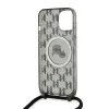 Coque arrière Karl Lagerfeld IML Crossbody Monogram Karl & Choupette Head avec MagSafe pour Apple iPhone 15/14 - Noir 6