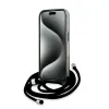Coque arrière Karl Lagerfeld IML Crossbody Monogram Karl & Choupette Head avec MagSafe pour Apple iPhone 15 Pro Max - Noir 4