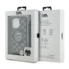 Coque arrière Karl Lagerfeld IML Crossbody Monogram Karl & Choupette Head avec MagSafe pour Apple iPhone 15 Pro Max - Noir 7