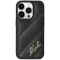 Coque arrière Karl Lagerfeld Diagonal Quilted Script pour Apple iPhone 15 - Noir