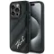 Coque arrière Karl Lagerfeld Diagonal Quilted Script pour Apple iPhone 14 - Noir