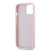 Coque arrière Karl Lagerfeld Diagonal Quilted Script pour Apple iPhone 14 - Rose 7