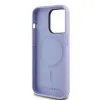 Coque arrière en silicone Karl Lagerfeld Karl & Choupette Heads Ring avec MagSafe pour Apple iPhone 14 Pro Max - Violet 7