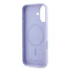 Coque arrière en silicone Karl Lagerfeld Karl & Choupette Heads Ring avec MagSafe pour Apple iPhone 16 Plus - Violet 7