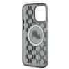 Coque arrière Karl Lagerfeld IML Monogram Karl & Choupette Head avec MagSafe pour Apple iPhone 15 Pro - Noir 7