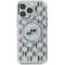 Coque arrière Karl Lagerfeld IML Monogram Karl & Choupette Head avec MagSafe pour Apple iPhone 15 - Transparent