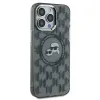 Coque arrière Karl Lagerfeld IML Monogram Karl & Choupette Head avec MagSafe pour Apple iPhone 15 Pro Max - Noir 4
