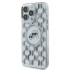 Coque arrière Karl Lagerfeld IML Monogram Karl & Choupette Head avec MagSafe pour Apple iPhone 15 Pro Max - Transparent 2