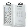Coque arrière Karl Lagerfeld IML Monogram Karl & Choupette Head avec MagSafe pour Apple iPhone 15 Pro Max - Transparent 8