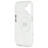 Coque arrière Karl Lagerfeld IML Metal Karl Head avec MagSafe pour Apple iPhone 16 - Blanc 7