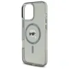 Coque arrière Karl Lagerfeld IML Metal Karl Head avec MagSafe pour Apple iPhone 16 Pro - Noir 6