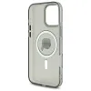 Coque arrière Karl Lagerfeld IML Metal Karl Head avec MagSafe pour Apple iPhone 16 Pro - Noir 7