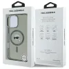 Coque arrière Karl Lagerfeld IML Metal Karl Head avec MagSafe pour Apple iPhone 16 Pro - Noir 8