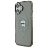Coque arrière Karl Lagerfeld IML Metal Karl Head avec MagSafe pour Apple iPhone 16 - Noir 2