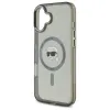 Coque arrière Karl Lagerfeld IML Metal Karl Head avec MagSafe pour Apple iPhone 16 - Noir 6