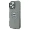Coque arrière Karl Lagerfeld IML Metal Choupette Head avec MagSafe pour Apple iPhone 16 Pro Max - Noir 2