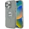 Coque arrière Karl Lagerfeld IML Metal Karl Head avec MagSafe pour Apple iPhone 16 Pro Max - Noir