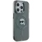 Coque arrière Karl Lagerfeld IML Metal Karl Head avec MagSafe pour Apple iPhone 15 Pro - Noir