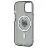Coque arrière Karl Lagerfeld IML Metal Choupette Head avec MagSafe pour Apple iPhone 15 - Noir 7