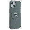 Coque arrière Karl Lagerfeld IML Metal Karl Head avec MagSafe pour Apple iPhone 15 - Noir 4