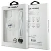 Coque arrière Karl Lagerfeld IML Choupette Head & Cord avec MagSafe pour Apple iPhone 16 Pro - Transparent 7