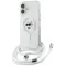 Coque arrière Karl Lagerfeld IML Choupette Head & Cord avec MagSafe pour Apple iPhone 16 - Transparent