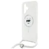 Coque arrière Karl Lagerfeld IML Choupette Head & Cord avec MagSafe pour Apple iPhone 16 - Transparent 5