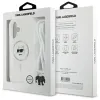 Coque arrière Karl Lagerfeld IML Choupette Head & Cord avec MagSafe pour Apple iPhone 16 - Transparent 7