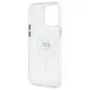 Coque arrière Karl Lagerfeld IML Metal Choupette Head avec MagSafe pour Apple iPhone 14 Pro Max - Blanc 7