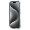 Coque arrière Karl Lagerfeld IML Metal Choupette Head avec MagSafe pour Apple iPhone 15 Pro Max - Blanc 5