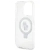 Coque arrière rigide Karl Lagerfeld Ring Stand Karl & Choupette avec MagSafe pour Apple iPhone 15 Pro - Blanc 7