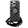 Coque arrière Karl Lagerfeld IML Crossbody Monogram Karl & Choupette Head avec MagSafe pour Apple iPhone 16 Pro - Noir 2