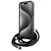 Coque arrière Karl Lagerfeld IML Crossbody Monogram Karl & Choupette Head avec MagSafe pour Apple iPhone 16 Pro - Noir 4