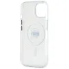 Coque arrière Karl Lagerfeld IML Metal Karl Head avec MagSafe pour Apple iPhone 15 - Blanc 7