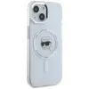 Coque arrière Karl Lagerfeld IML Metal Karl Head avec MagSafe pour Apple iPhone 15 Plus - Blanc 4