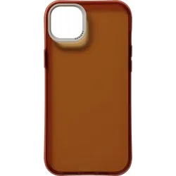 Coque arrière Nudient Form pour Apple iPhone 14 Plus - Transparent/Marron