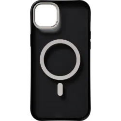 Coque arrière Nudient Form avec MagSafe pour Apple iPhone 14 Plus - Transparent/Noir